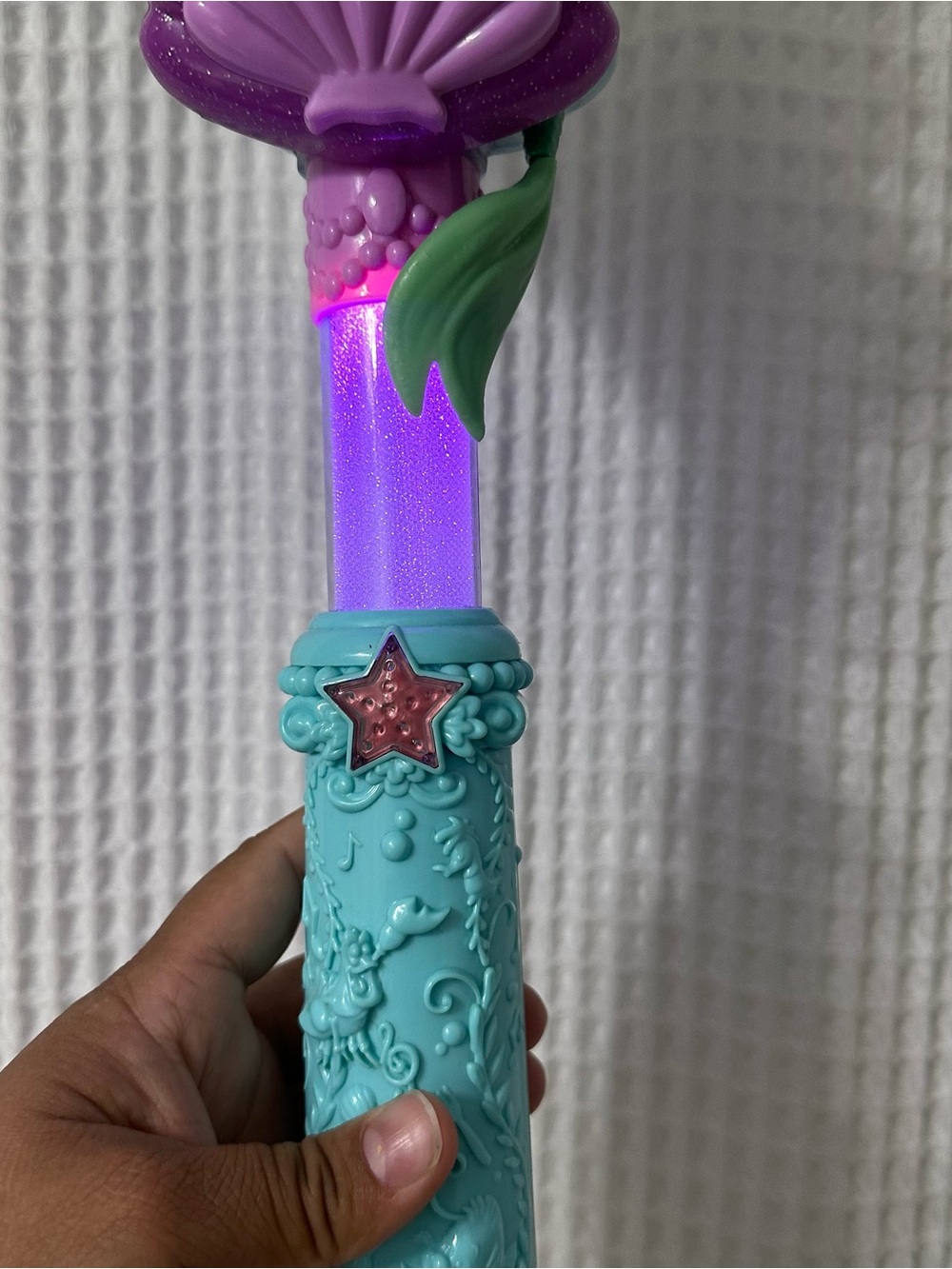 Disney The Little Mermaid Light Up Bubble Making Wand - Picture 2 of 6